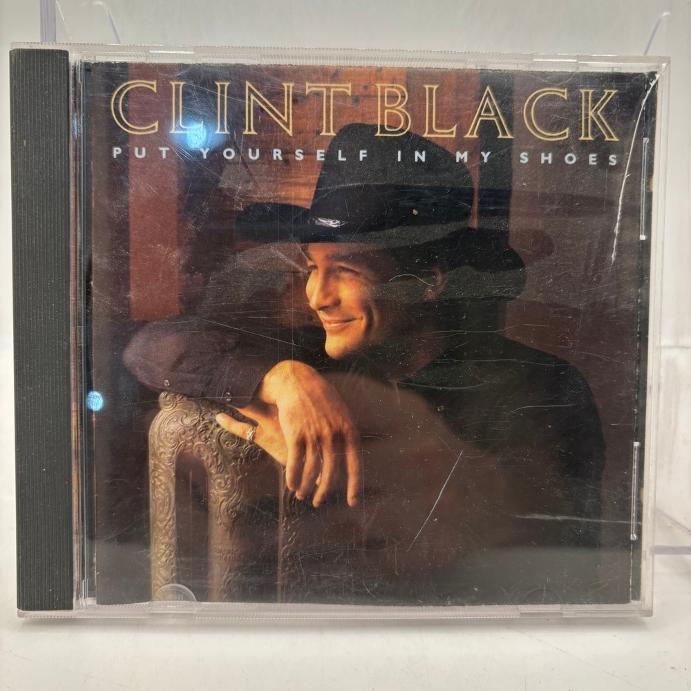 Clint Black Put Yourself In My Shoes CD 1990 RCA 2372-2-R Country Music Album